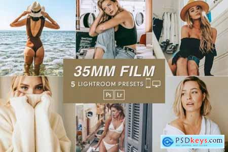35mm Film Presets, Desktop & Mobile Presets