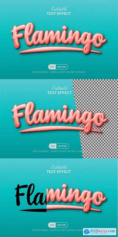 Flamingo Text Effect Style 36203619