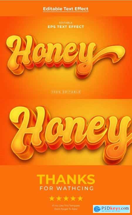 Honey Editable text effect 35819267