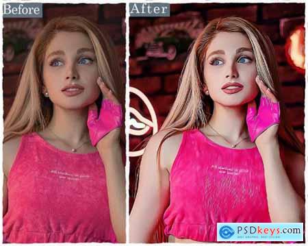 Painting Fashion Photoshop Actions