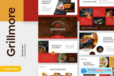 GRILLMORE - Food Powerpoint, Keynote and Google Slides