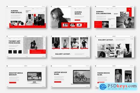 Aurora  Business Powerpoint, Keynote and Google Slides Template