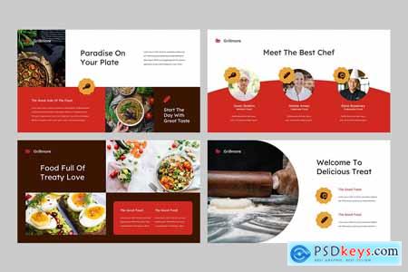 GRILLMORE - Food Powerpoint, Keynote and Google Slides