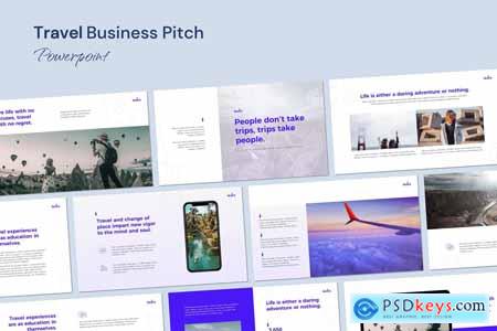 Travel Business Pitch Powerpoint DBB84CY