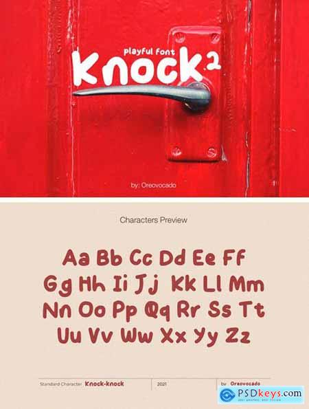 Knock2 Display Font