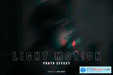 Light motion photo effect