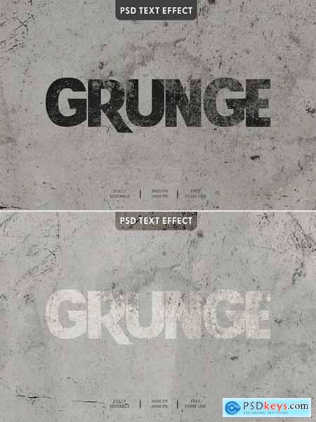 Grunge Text Effect Styles 34744284