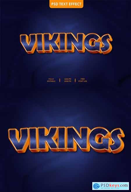 Vikings 3D Text Effect Style 34381980