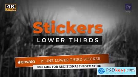Stickers Lower Thirds MOGRT for Premiere Pro 36594934