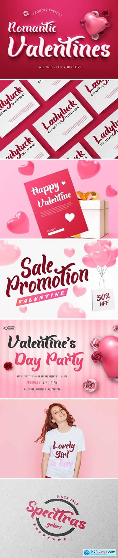 Romantic Valentines Font