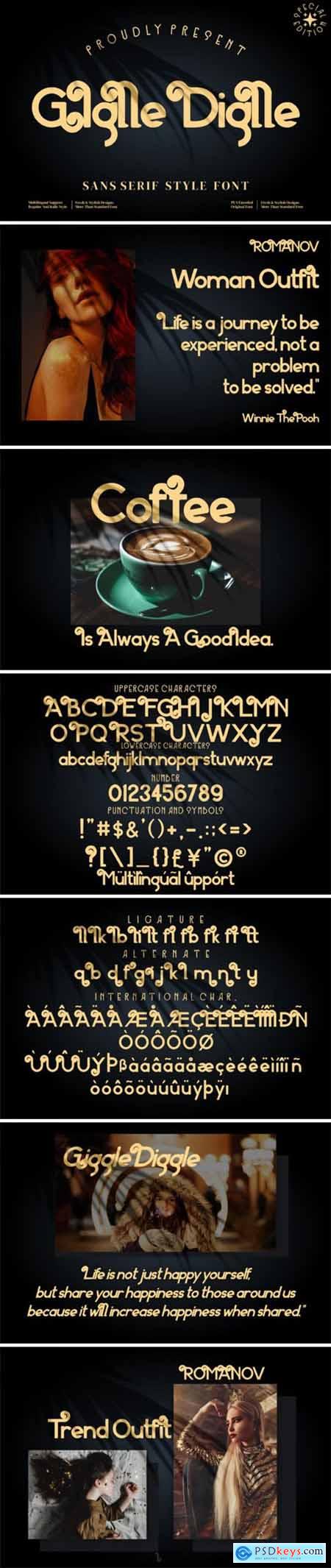 Giglle Diglle Font