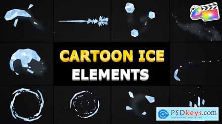 Cartoon Ice Elements FCPX 36585239
