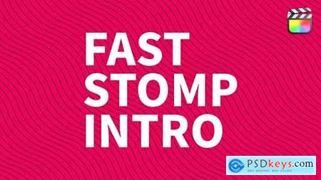 Fast Stomp Intro For Final Cut & Apple Motion 36534485