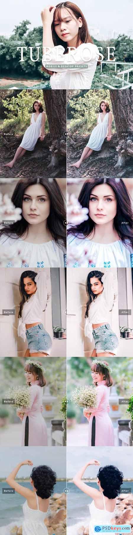 Tuberose Pro Lightroom Presets