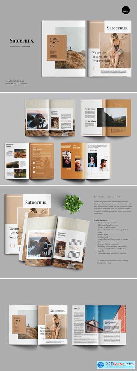 Satoernus - Business Company Profile Template