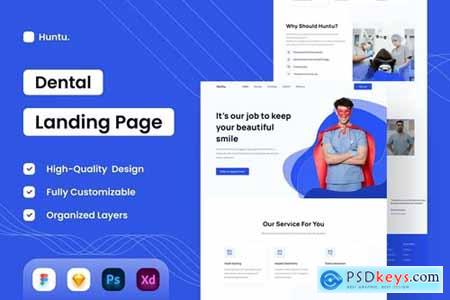 Dental Landing Page - UI Design
