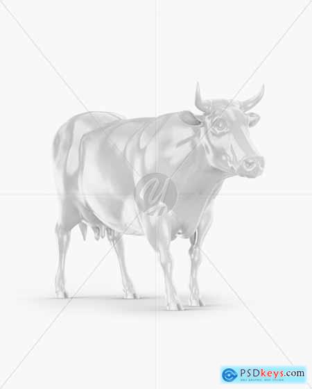 Cow Mockup - Half Side View 20353