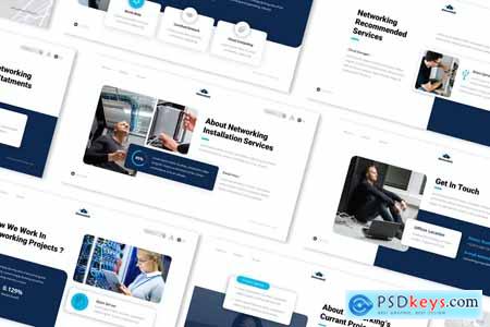 Networking Powerpoint and Keynote Presentation Template