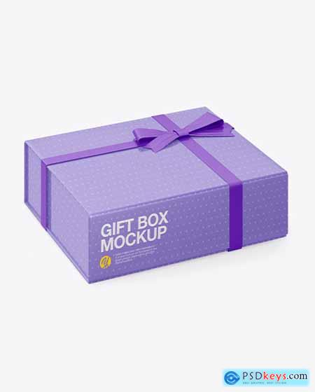 Paper Gift Box Mockup 97246