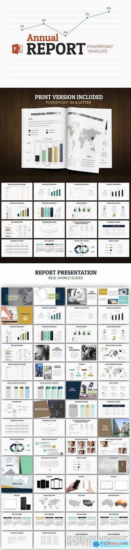 Annual Report Powerpoint A4 Print