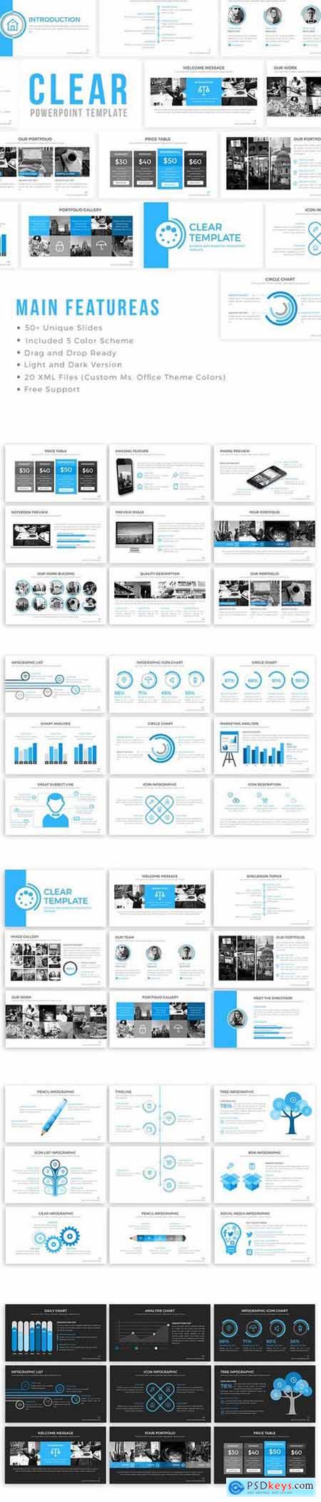 Clear PowerPoint Template