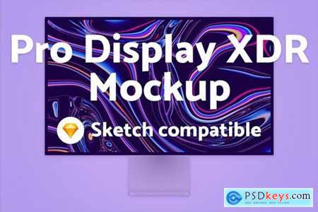 Pro Display XDR Sketch Mockup