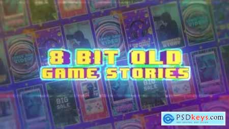 8 Bit Old Game Social Media Stories MOGRT 36610520