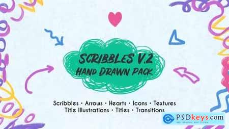 Scribbles v.2 Hand Drawn Pack 36609672