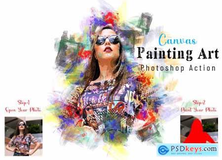 Canvas Painting Art PS Action 7062271
