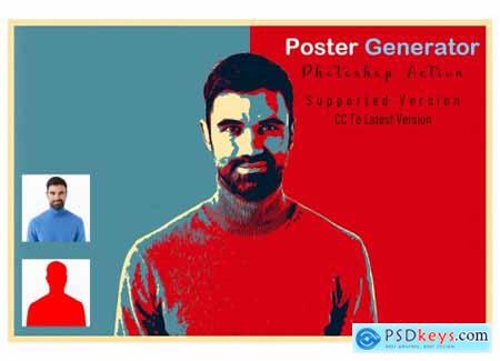 Poster Generator Photoshop Action 7066095