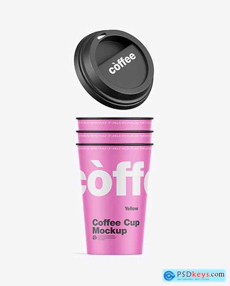 Matte Coffee Cup Mockup 94830