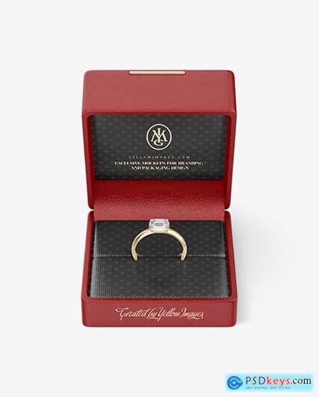 Jewelry Ring Case Mockup 94932