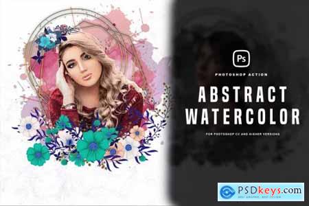 Abstract Watercolor Photoshop Effect