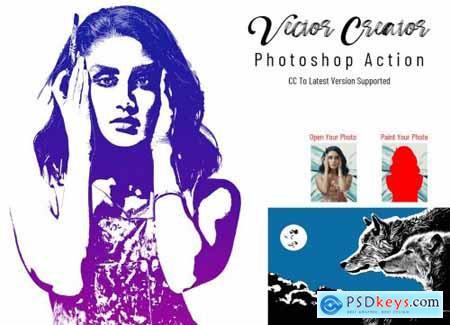 Vector Creator Photoshop Action 7069003