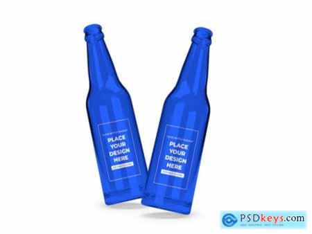 Glass Bottle Packaging Mockup Bundle