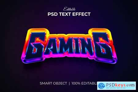 Gaming 3d text effect mockup Bundle 6933702