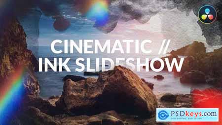 Cinematic -- Ink Slideshow For DaVinci Resolve 36192230