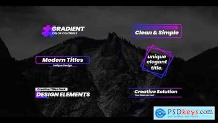 Gradient Titles For After Effects 36686866
