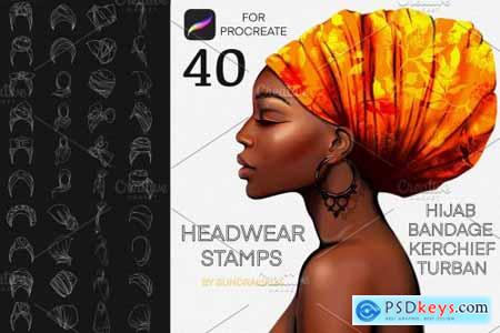 Headwear Procreate Brush Stamp Hats 5961558