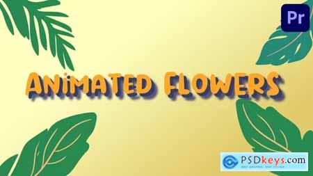 Animated Flowers 03 for Premiere Pro 36682300