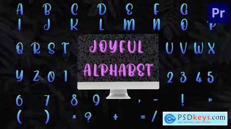 Joyful Alphabet Premiere Pro MOGRT 36682564
