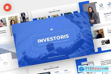 Investoris - Pitch Deck Powerpoint, Keynote and Google Slides Template