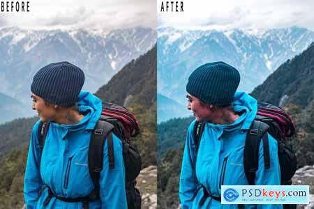 Moody Travel Action Photoshop & Lightrom Presets 58YX29Q