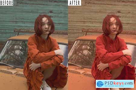Nostalgic Effect Action Photoshop & Lightrom CQEPCJ6