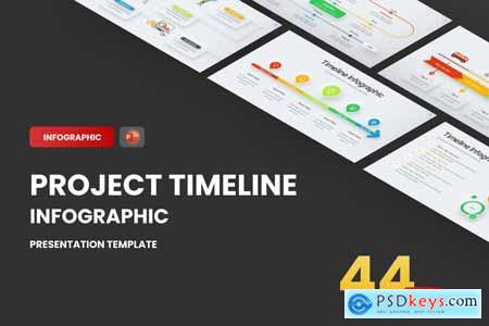 Project Timeline Neumorph 3 PowerPoint Template 5DW2GQN