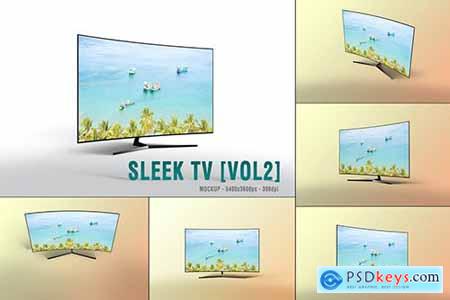 Sleek TV Mockup [VOL2] C7EYHBJ