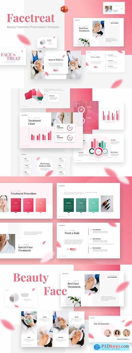 Facetreat Beauty Facial PowerPoint Template