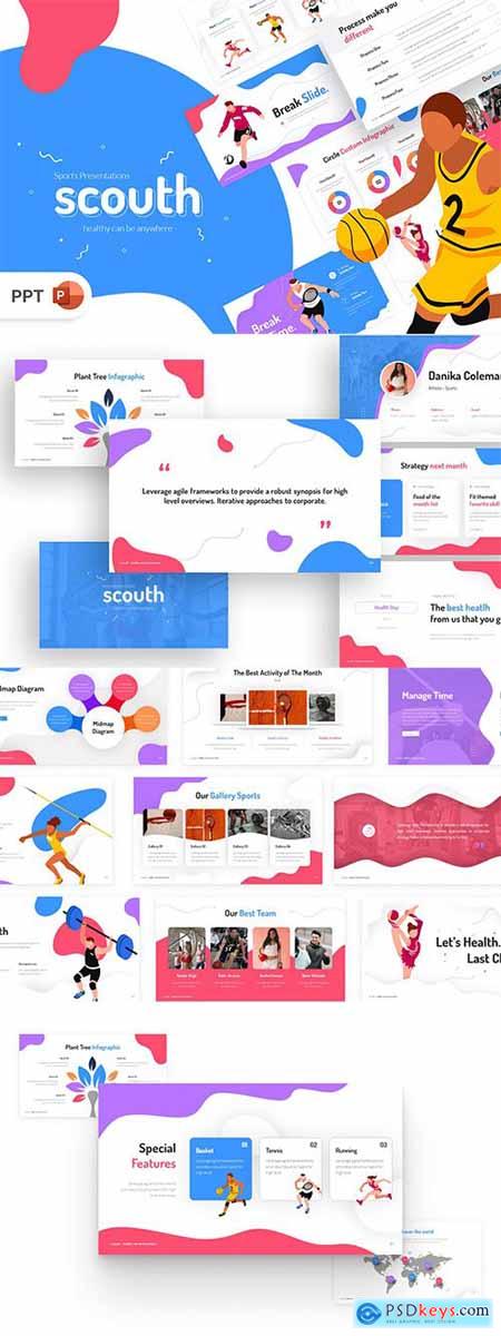 Scouth Sports Olympic PowerPoint Template