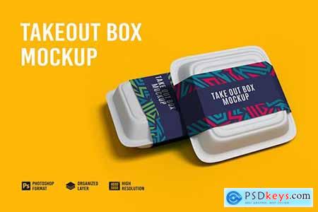 Takeout Box Mockup DKQ7C4M