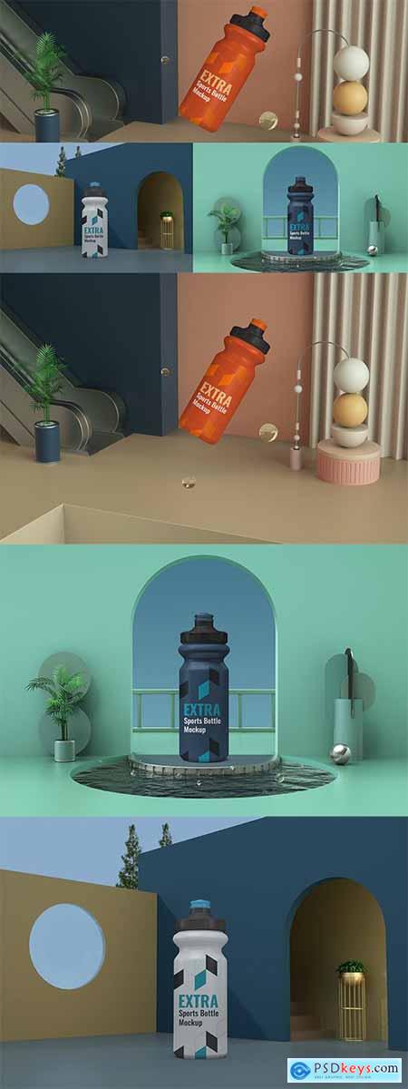 Realistic Sport Bottle Scene 5Y5Y797